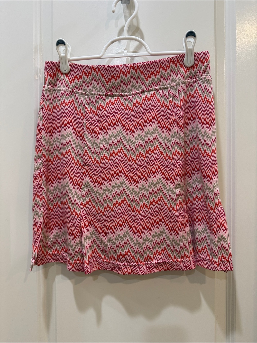 Sport Haley Pink Chevron A-Line Golf Skirt